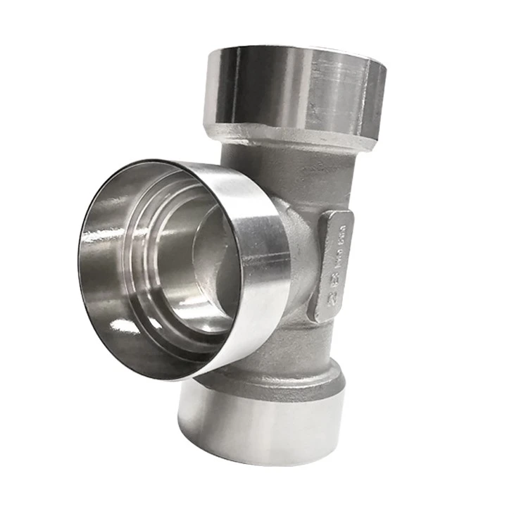 Investment Casting Stainless Steel Tee Fitting