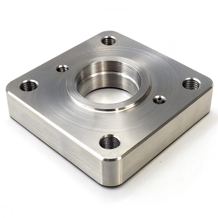 CNC Machined Precision Stainless Flange Plate